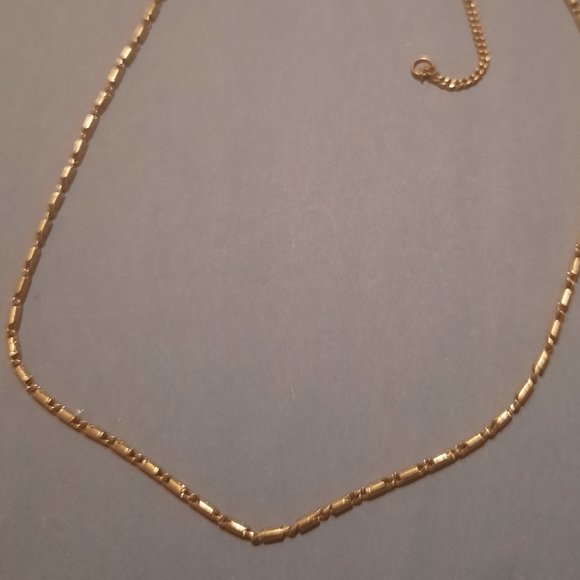 Madewell Gold Tone Necklace 18in - Picture 1 of 3